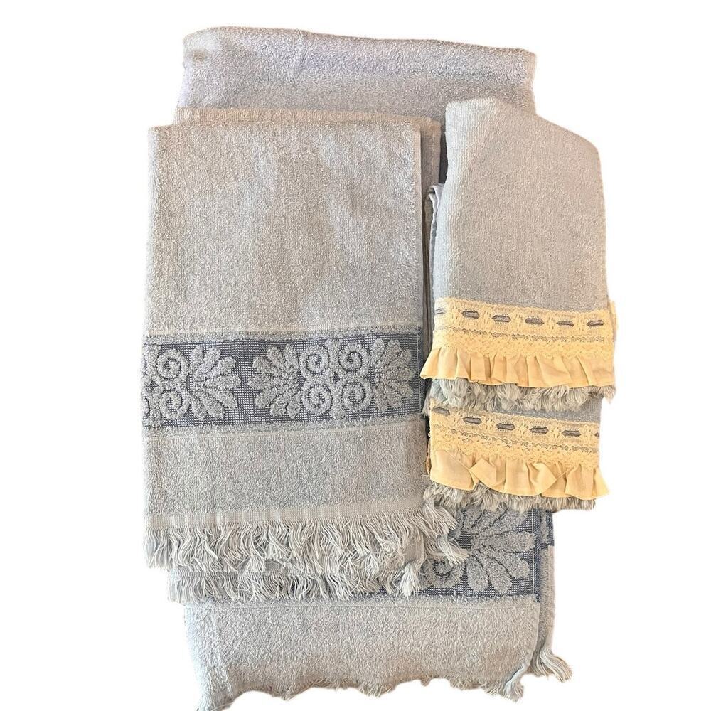 Vintage Cannon Santa Cruz Towel Set, Baby Blue